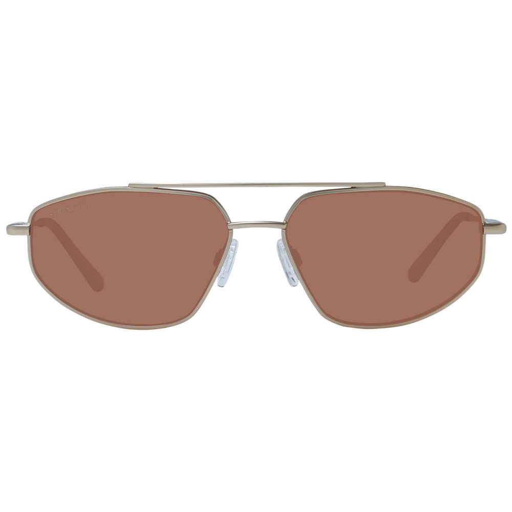 Serengeti Gold Metal Sunglasses